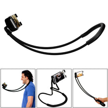 Load image into Gallery viewer, 360 Degree Rotation Lazy Bendable Flexible Hang Neck Phone Holder