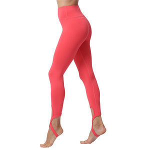 Ladies Yoga Pants High Waist Solid Cross Stirrup Stretch Sexy Yoga Ballet Dance Training Sport Gym Tights Fitness Women Leggings