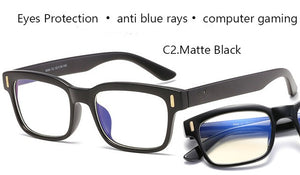 Anti Blue Rays Computer Glasses Men Blue Light Gaming Glasses Protection Myopia Spectacles Prescription Optical