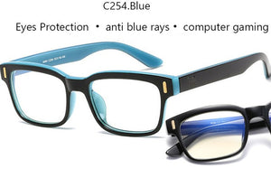 Anti Blue Rays Computer Glasses Men Blue Light Gaming Glasses Protection Myopia Spectacles Prescription Optical