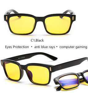 Anti Blue Rays Computer Glasses Men Blue Light Gaming Glasses Protection Myopia Spectacles Prescription Optical