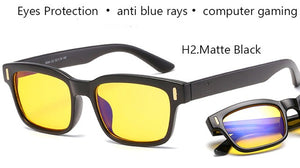 Anti Blue Rays Computer Glasses Men Blue Light Gaming Glasses Protection Myopia Spectacles Prescription Optical