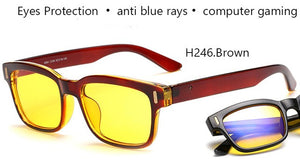 Anti Blue Rays Computer Glasses Men Blue Light Gaming Glasses Protection Myopia Spectacles Prescription Optical