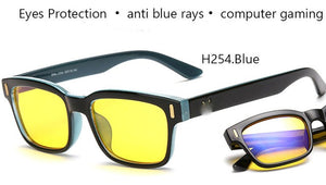 Anti Blue Rays Computer Glasses Men Blue Light Gaming Glasses Protection Myopia Spectacles Prescription Optical