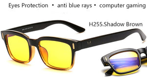 Anti Blue Rays Computer Glasses Men Blue Light Gaming Glasses Protection Myopia Spectacles Prescription Optical