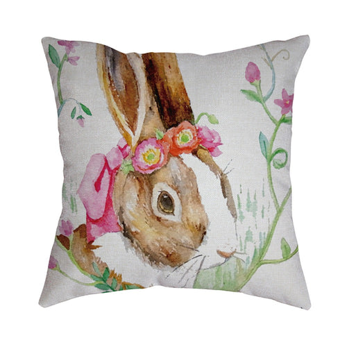 Easter Sofa Bed Home Decoration Festival Pillow Case Cushion Cover