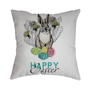 Easter Sofa Bed Home Decoration Festival Pillow Case Cushion Cover