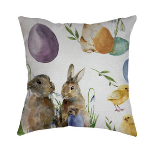 Easter Sofa Bed Home Decoration Festival Pillow Case Cushion Cover